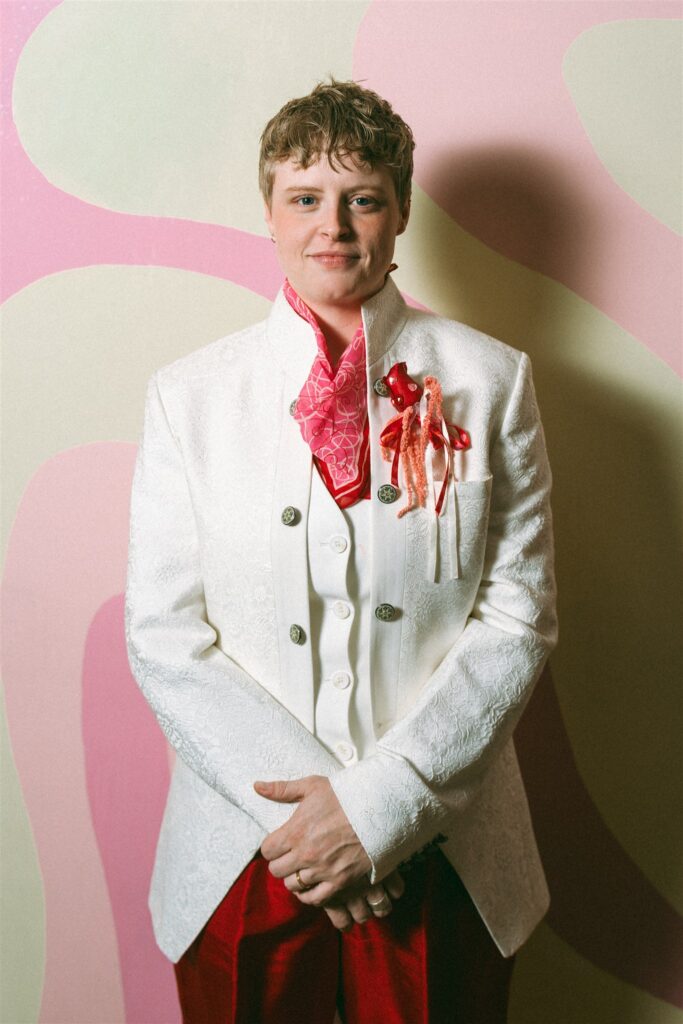 A wedding portrait captured at The Pink Lantern Birmingham