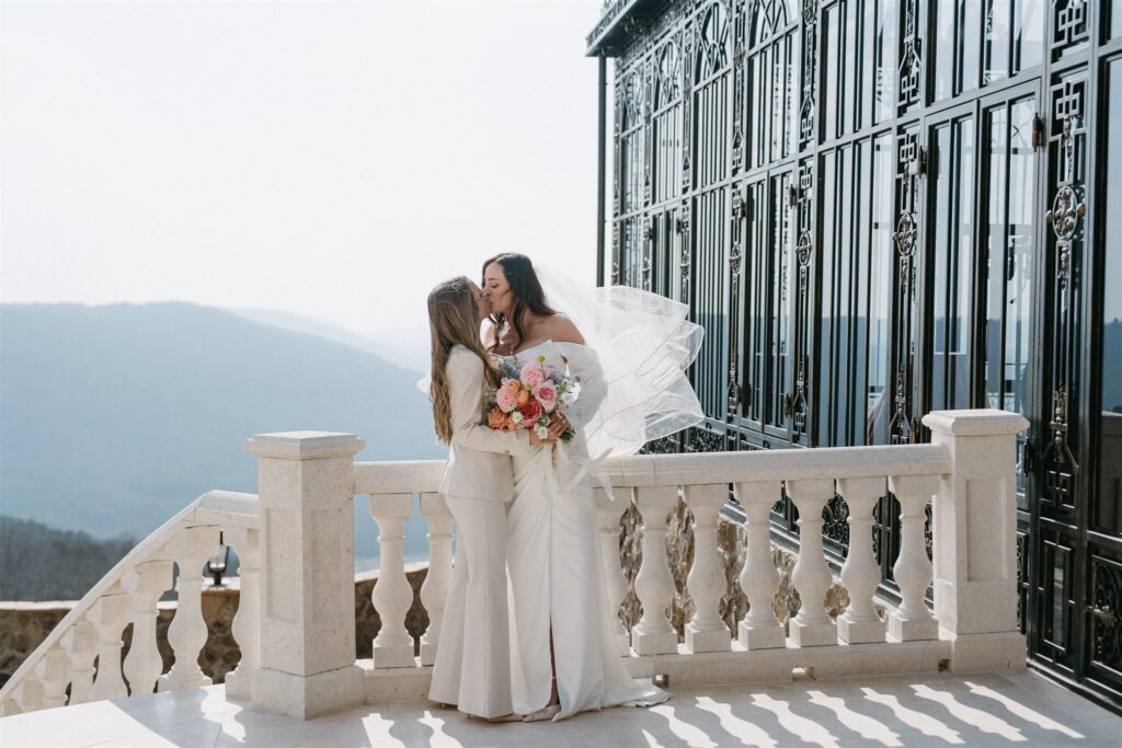 A bridel portrait is captured outside The Atrium at a Stonehaven Wedding 